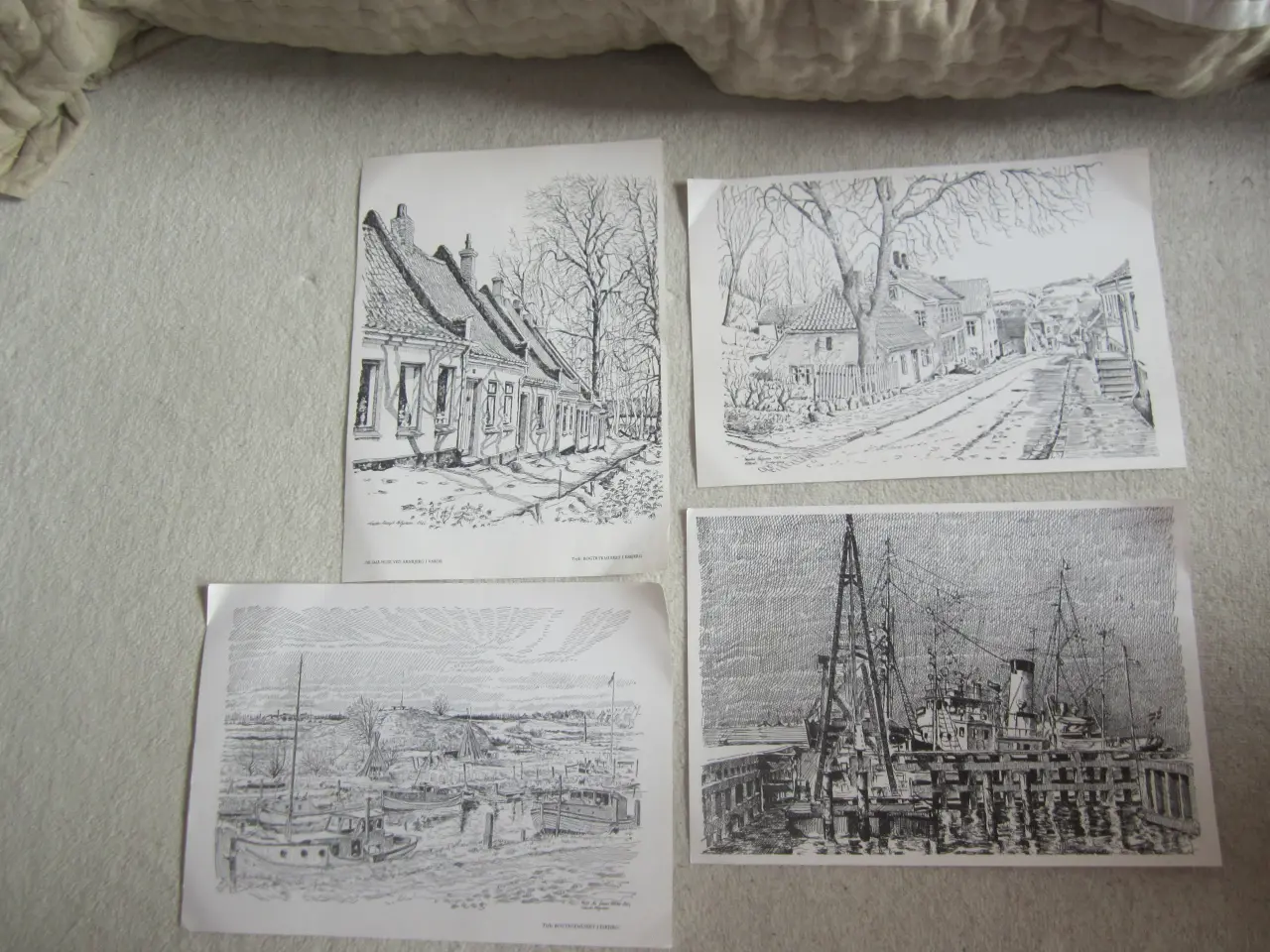 Billede 1 - Rigtig fine tryk fra Bogtrykmuseet i Esbjerg samle