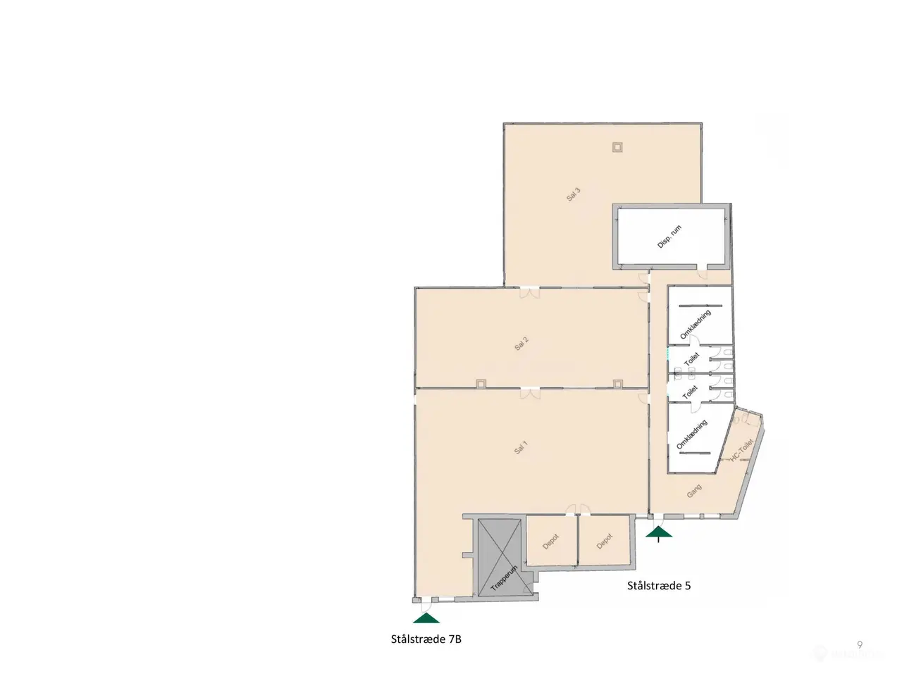 Billede 12 - 680 m2 fitnesslokale til leje centralt i Odense