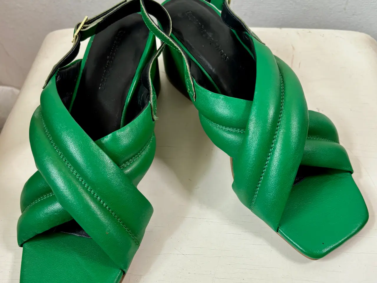 Billede 1 - Copenhagen Shoes, grønne sandaler, str 38