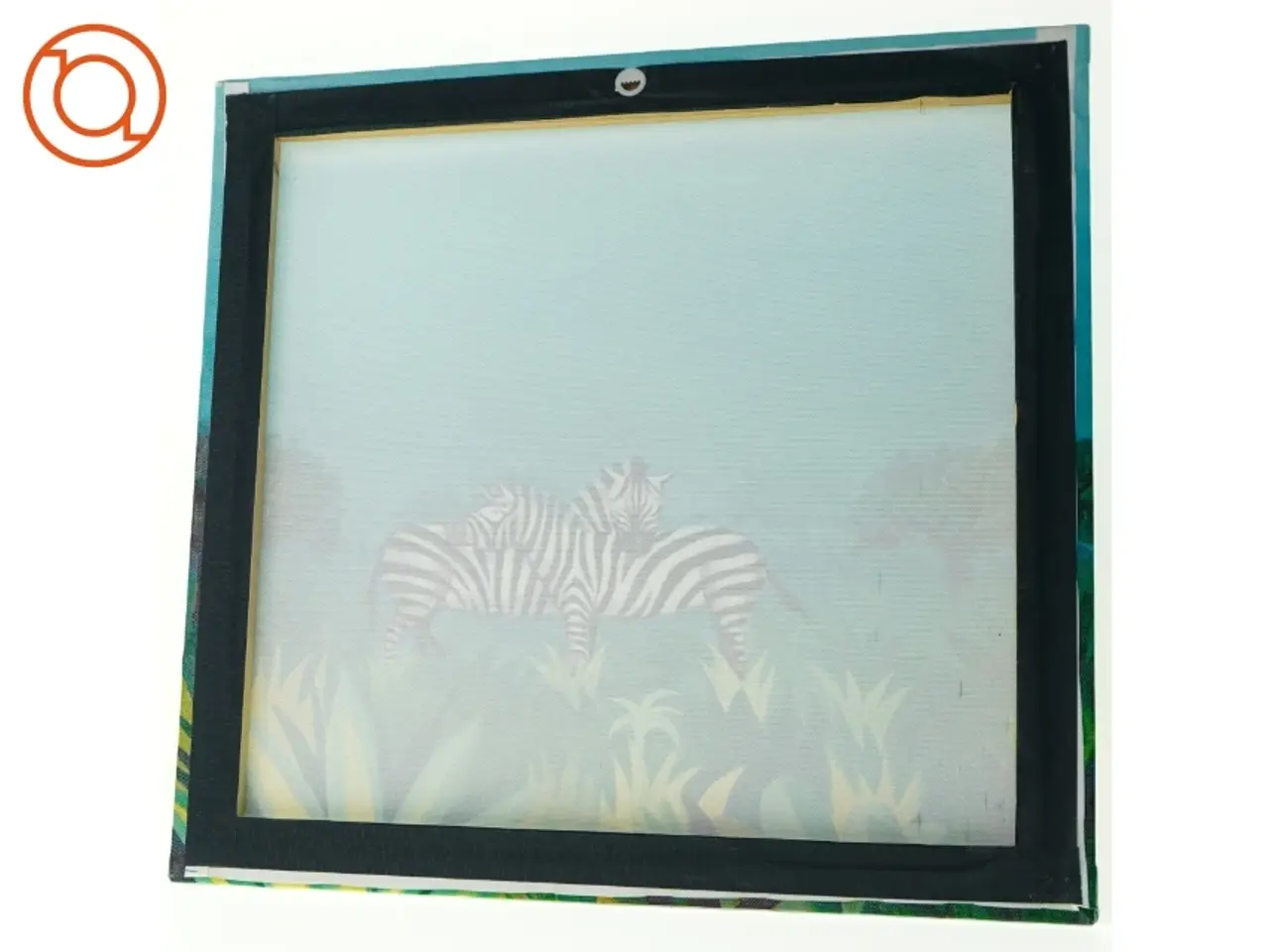 Billede 2 - maleri af to zebraer (str. 40 x 40)