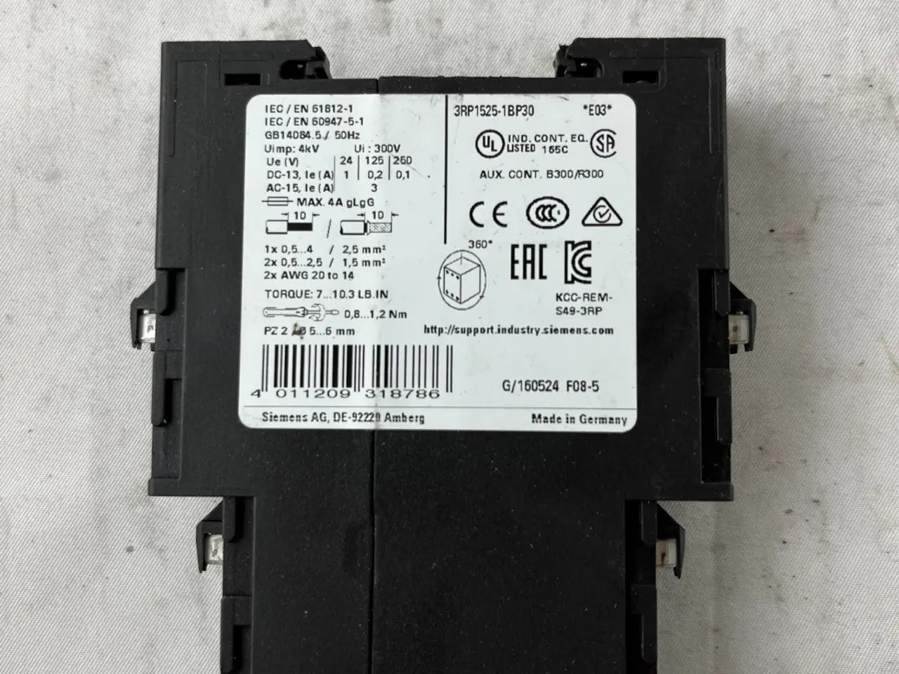 Billede 6 - Siemens Sirius 3RP1525-1BP30 Timer relæ On Delay
