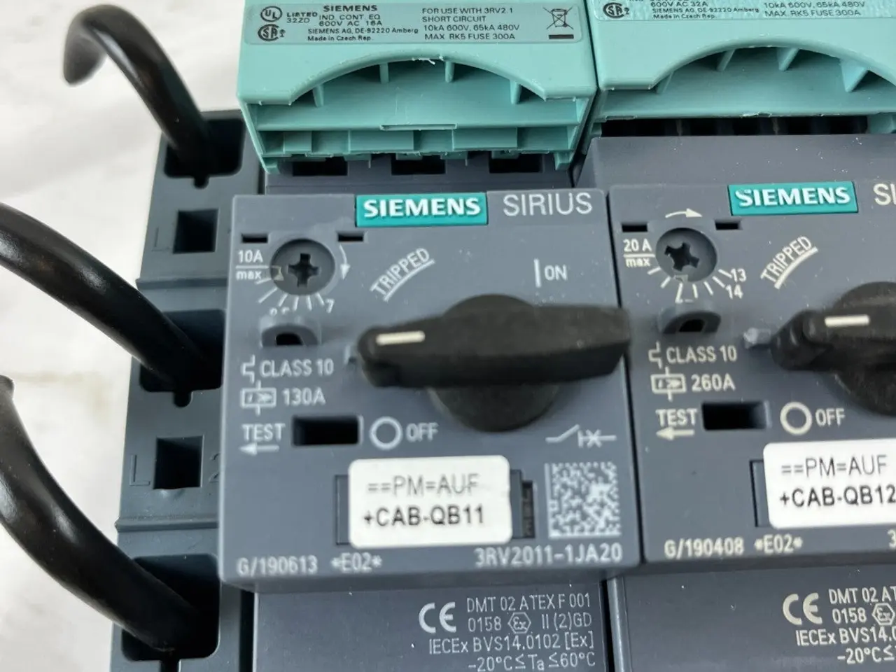 Billede 6 - parti of 3x Siemens Sirius 3RV2021 Motor Breakers