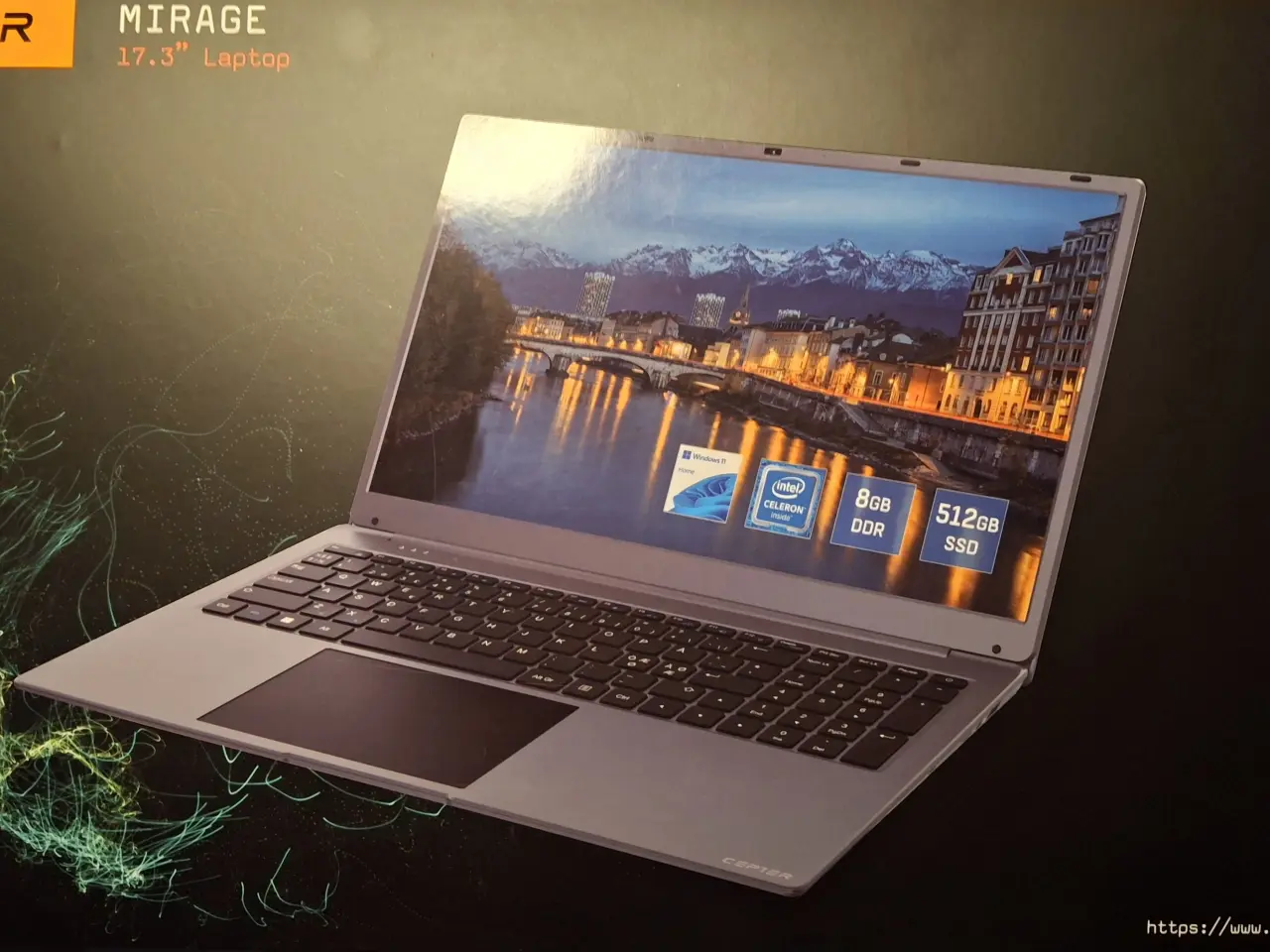 Billede 1 - CEPTER MIRAGE   17,3" Sælges