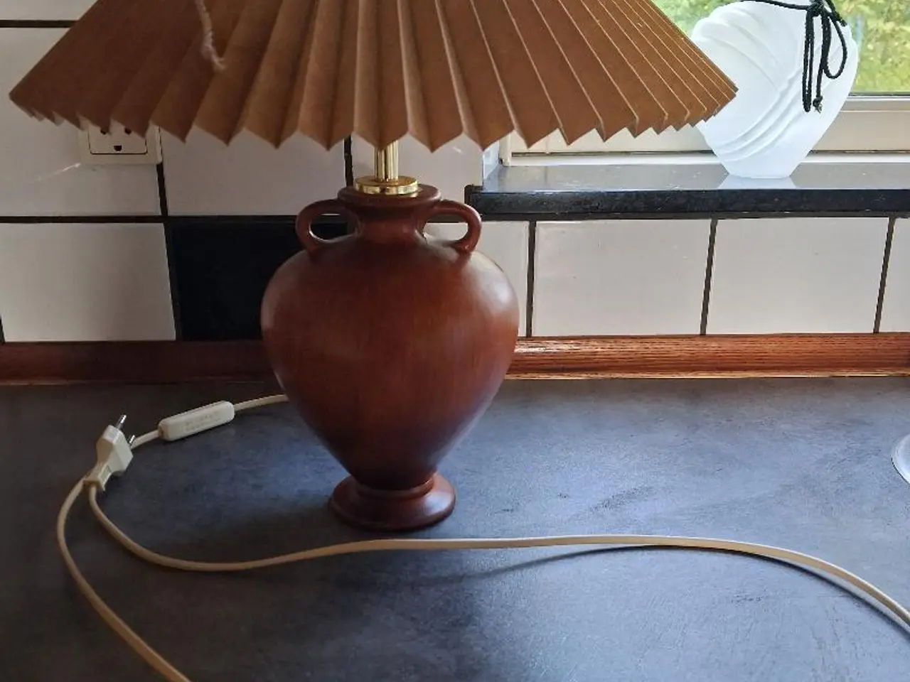 Billede 2 - Odreco vintage bordlampe – Dansk design med plisse