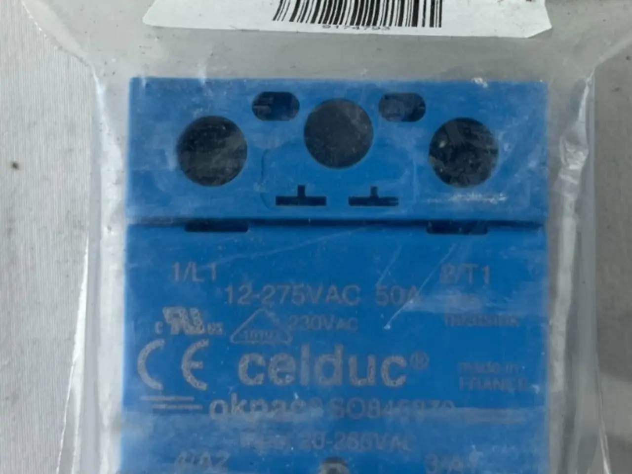 Billede 1 - Celduc SO840070 Solid State relæ SSR 60A 275VAC