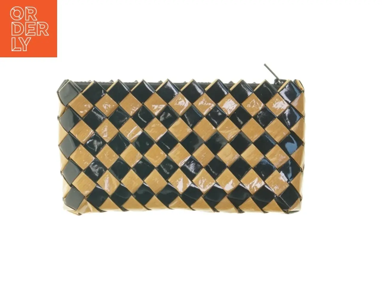 Billede 1 - Vævet clutch taske (str. 23,5x12 cm)
