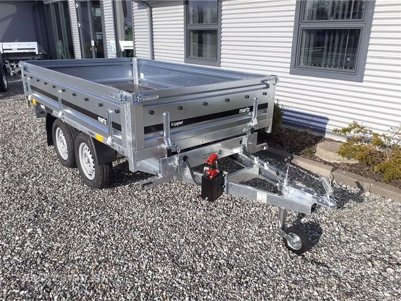 Billede 3 - 0 - Martz Transporter 2515 tipper   Martz boggie trailer med hydraulich tip 750 kg til skarp pris