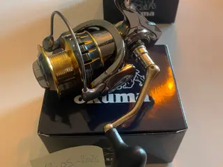 Fiske grej metal hjul og fletline