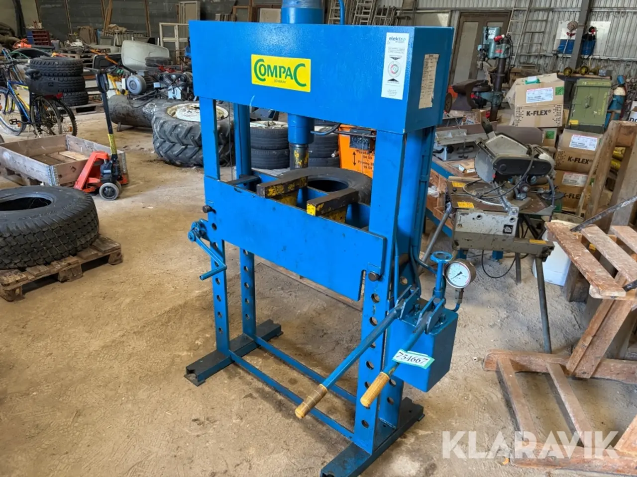 Billede 1 - Værkstedspresser Compac Hydraulik A/S HP40