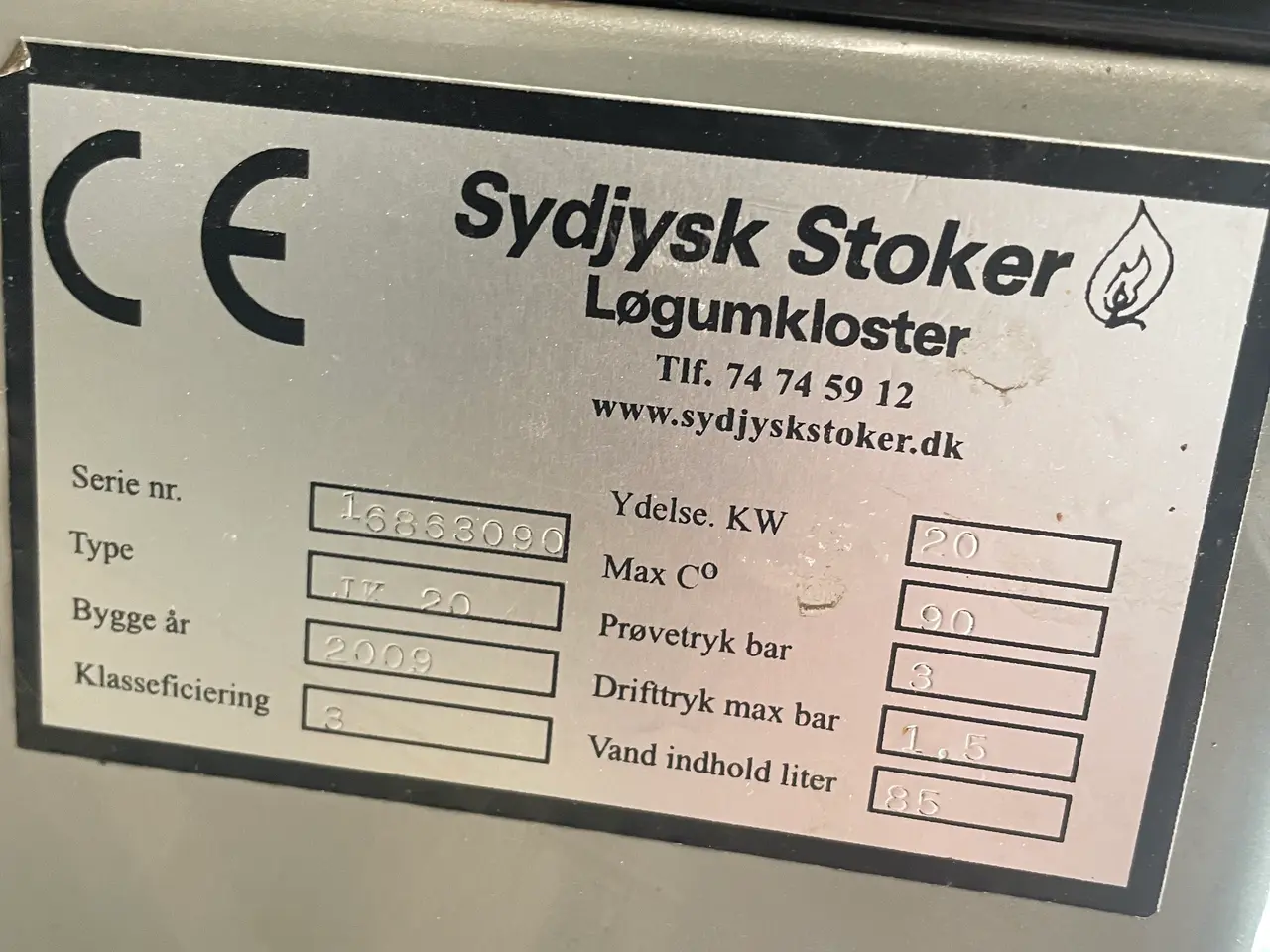 Billede 2 - Brændekedel med stoker