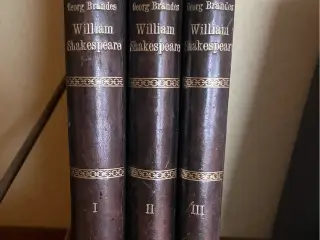 Georg Brandes: William Shakespeare – 3-bind