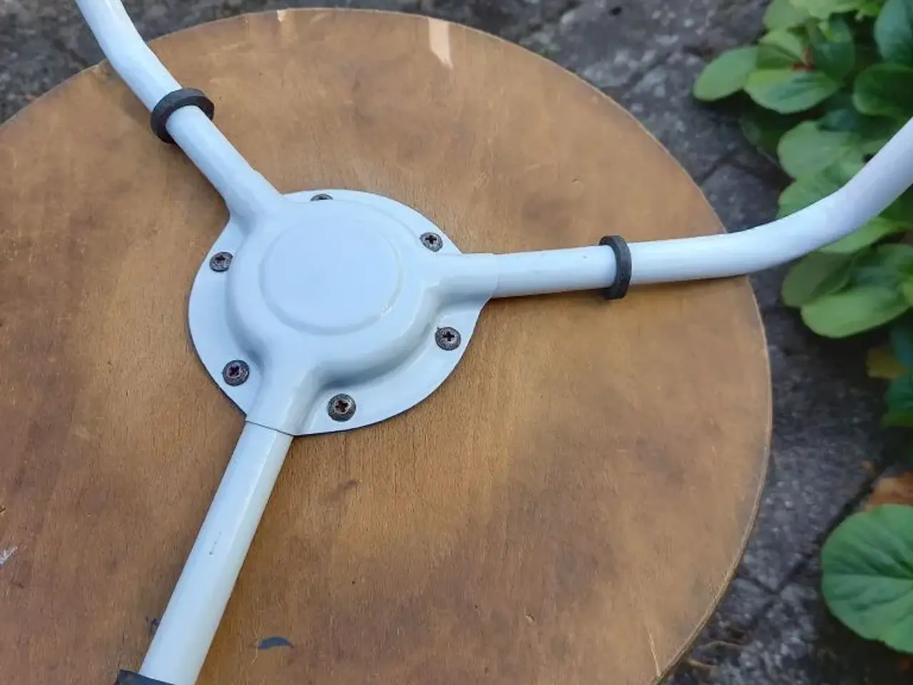Billede 4 - Unik Taburet I teak finer.