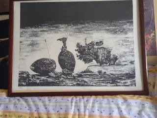 Signeret Litografi