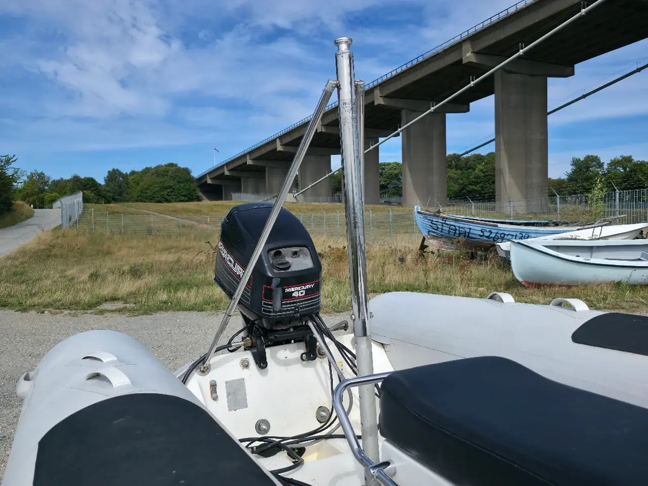 Billede 6 - BRIG Gummibåd + Mercury 40 HK + Brenderup Trailer 