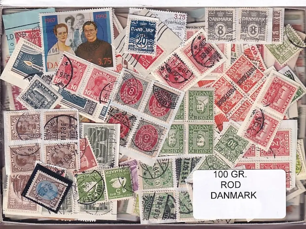 Billede 1 - Danmark 100 g. ROD. - Hjemkommet  15 - 11 - 2025