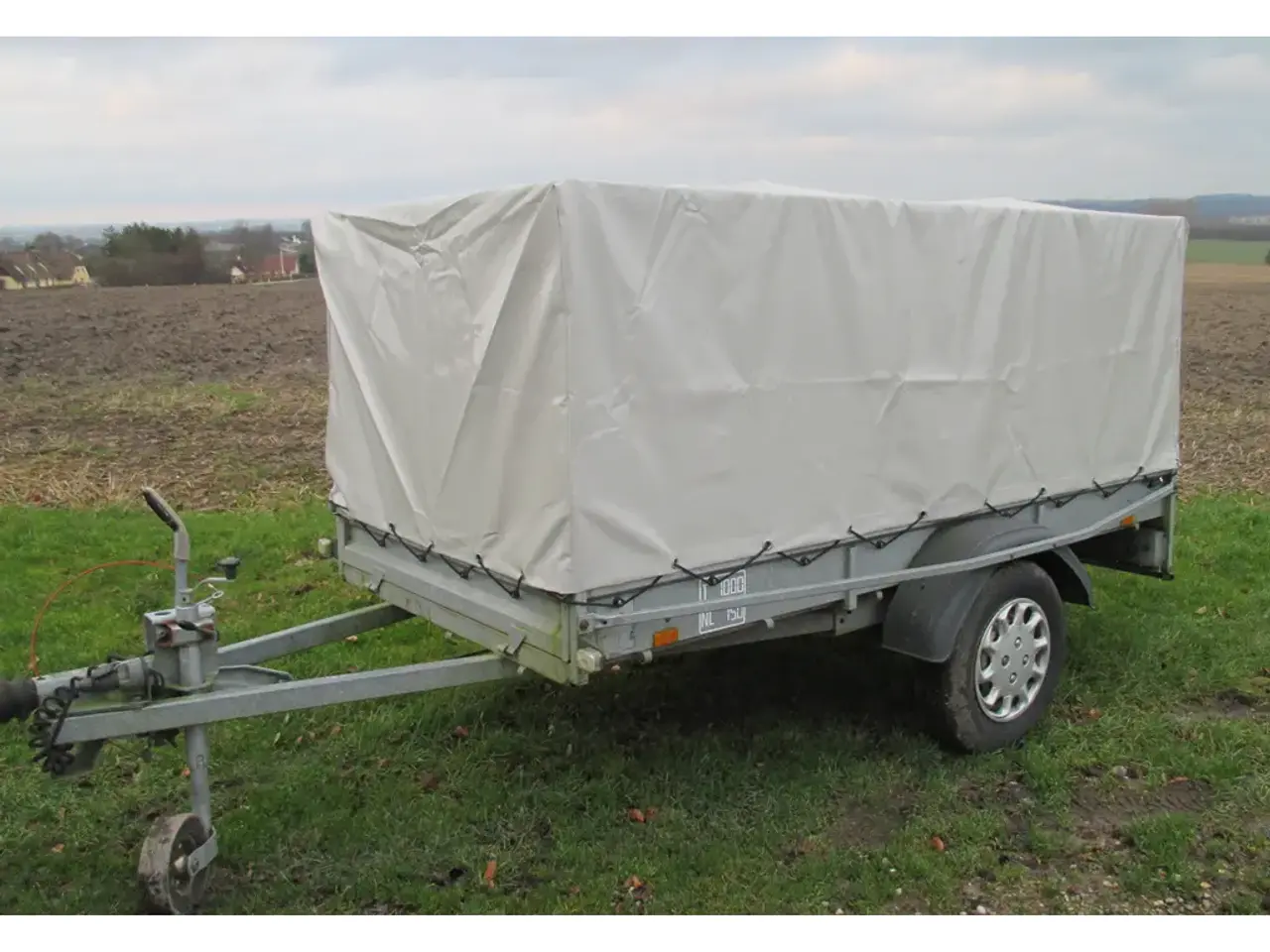 Billede 1 - Presenning til netsidetrailer