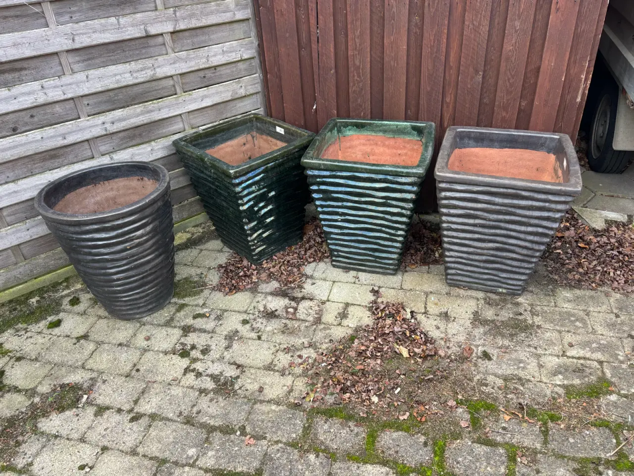 Billede 2 - 4 stk. meget store krukker
