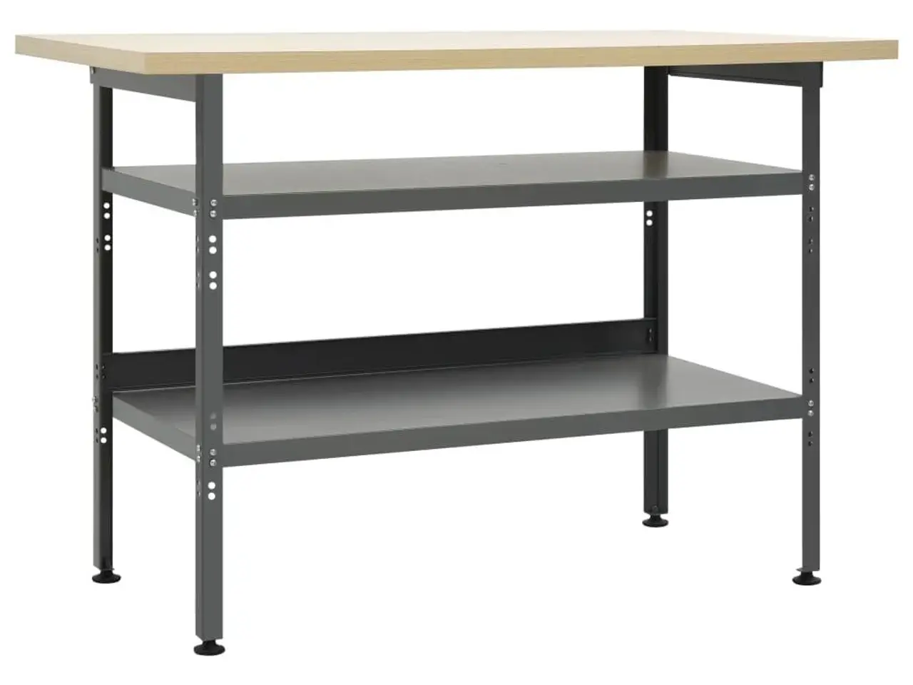 Billede 1 - Arbejdsbord i stål 120 x 60 x 85 cm - grå