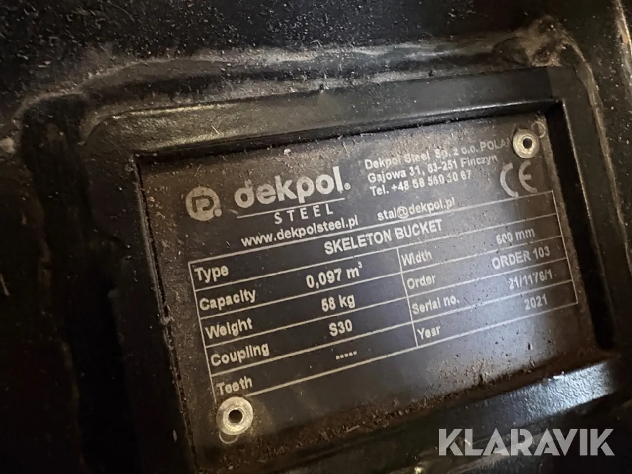 Billede 5 - Risteskovl 600mm Dekpol