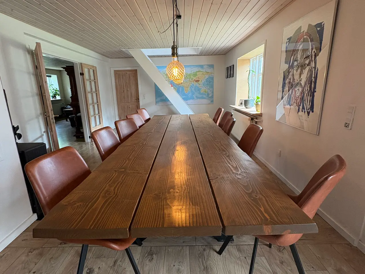 Billede 8 - Håndlavet plankebord 350 cm lang