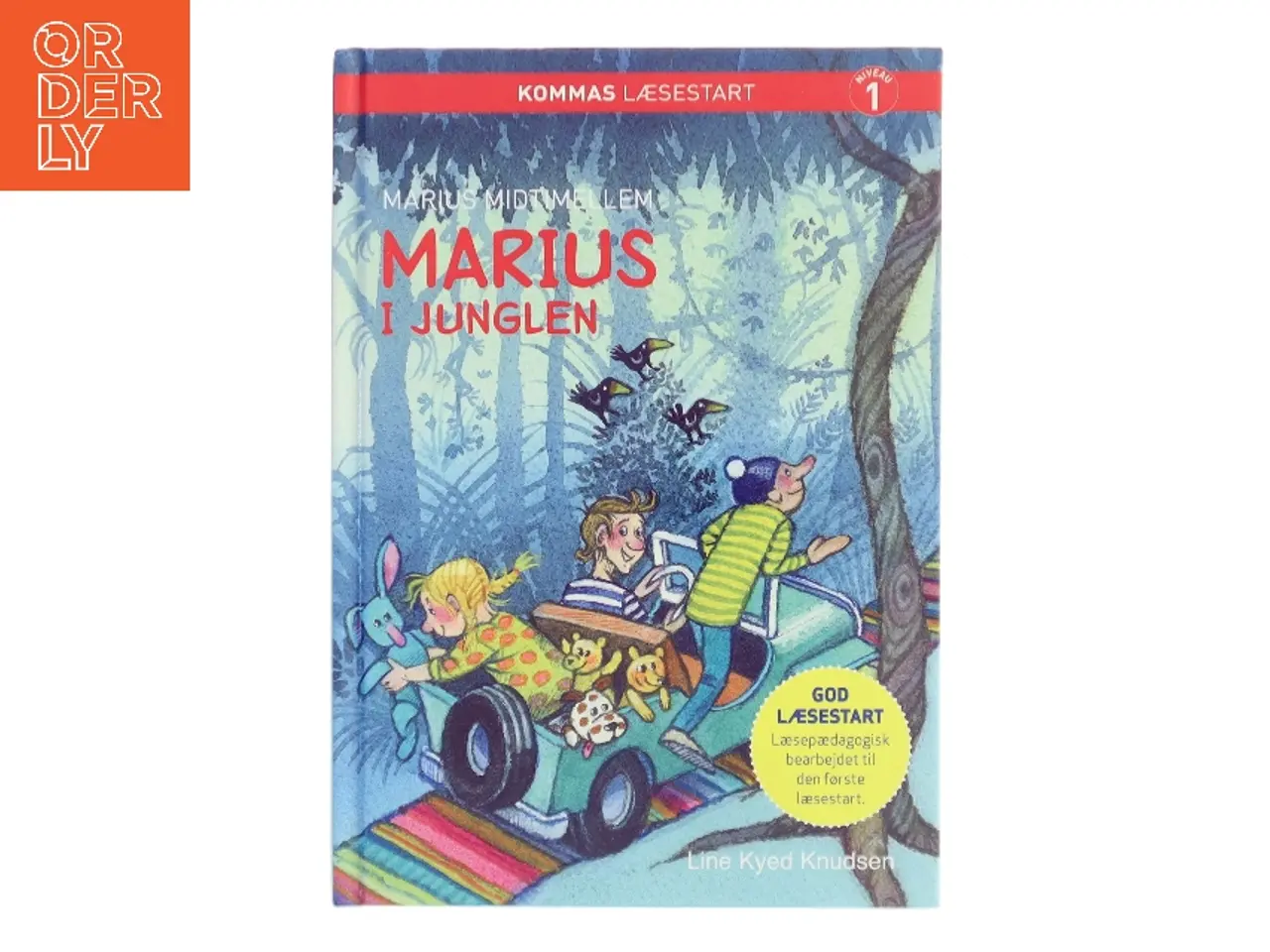 Billede 1 - Marius i junglen af Line Kyed Knudsen (Bog)