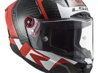 LS2 THUNDER C RACING1 RED WHITE - før 4.199