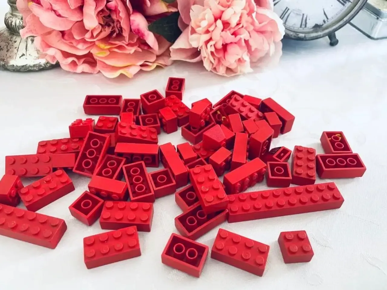 Billede 1 - Lego, blandet, rød 