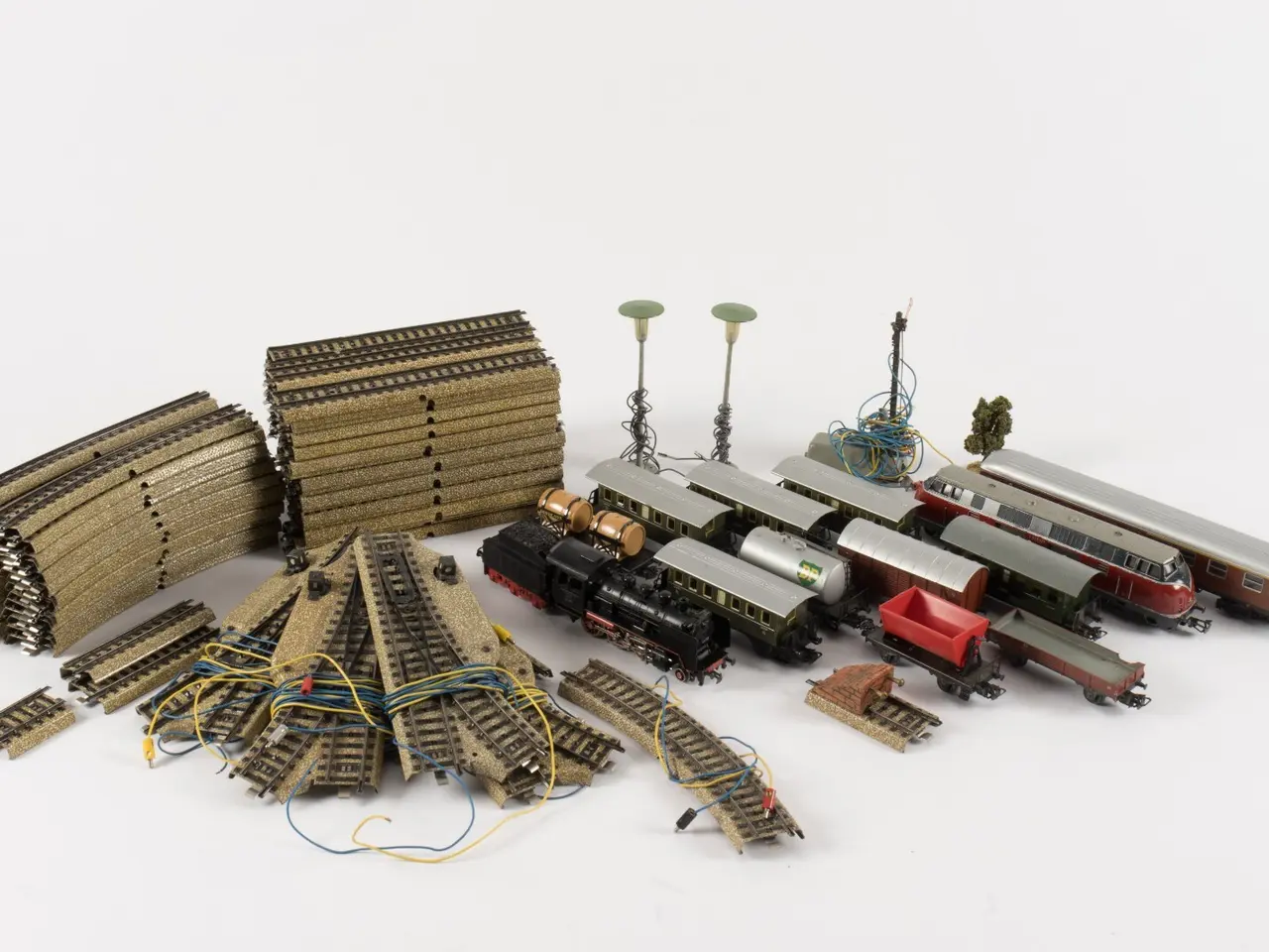 Billede 1 - Märklin modeltog sæt med skinner
