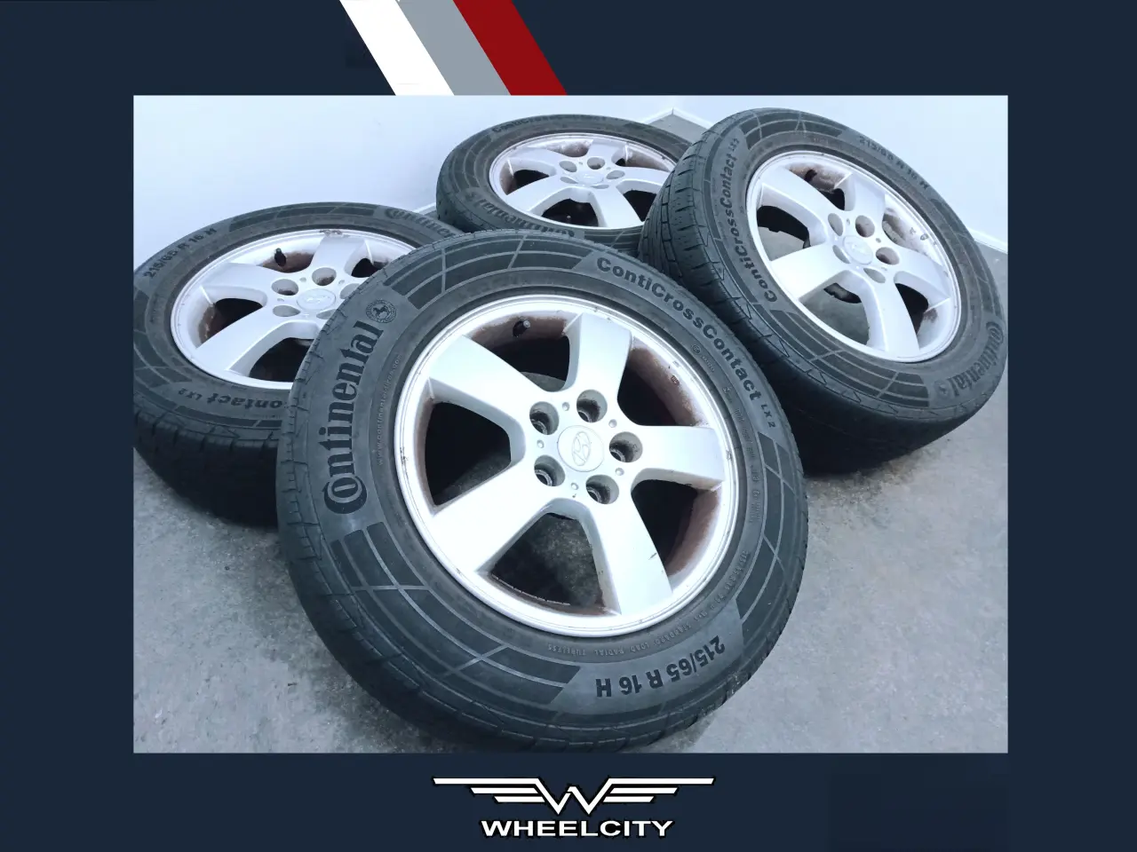 Billede 1 - 5x114,3 16" ET46 nav 67,1ø Hyundai fælge