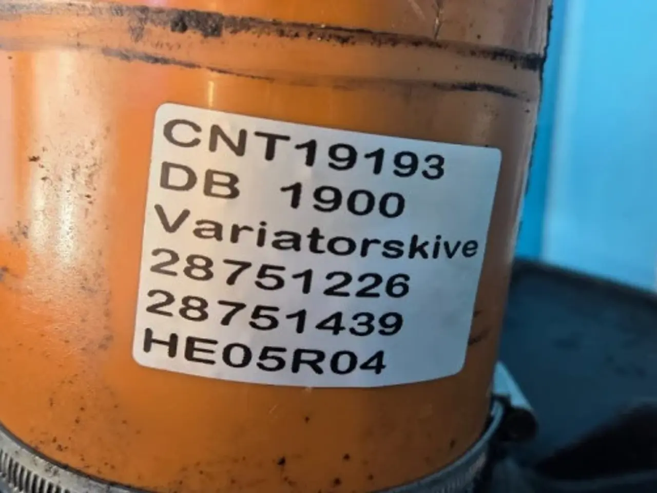 Billede 10 - Dronningborg D1900 Variatorskive 28751226
