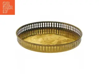 Rund bakke i messing (str. Ø 23,5 cm)
