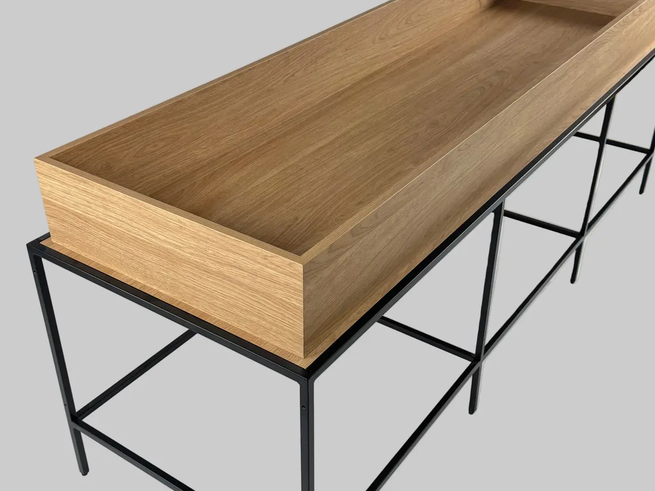 Billede 4 - Plantekasse – Natur/Sort Stel 192x60x75cm