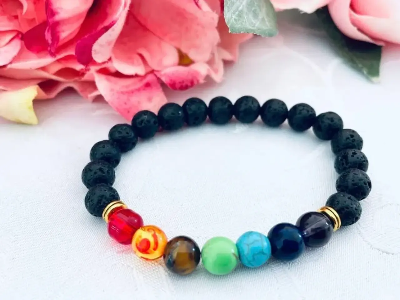 Billede 1 - Chakra yoga armbånd