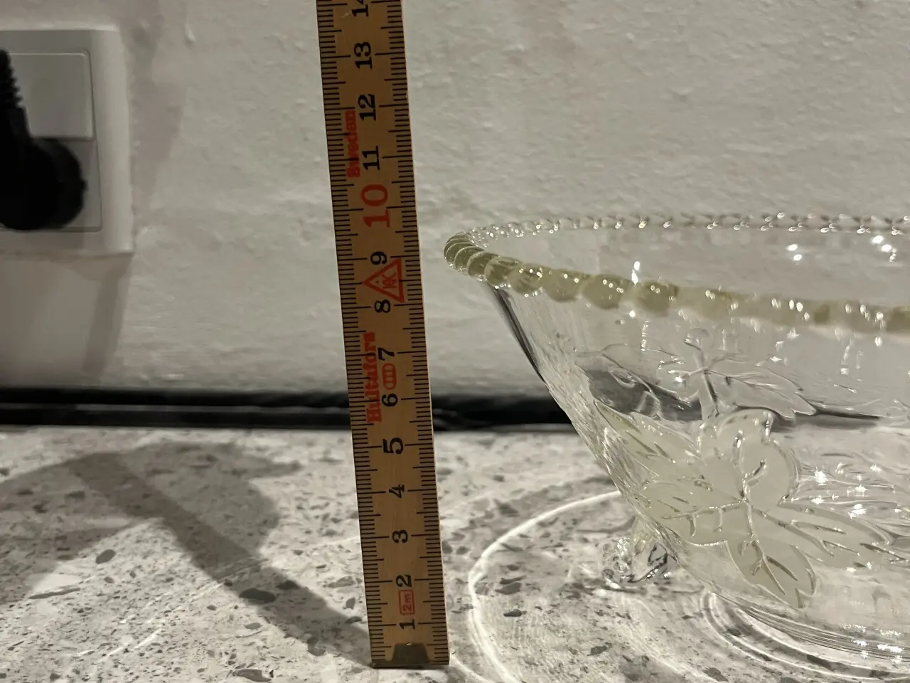 Billede 5 - Flot glasskål på fødder