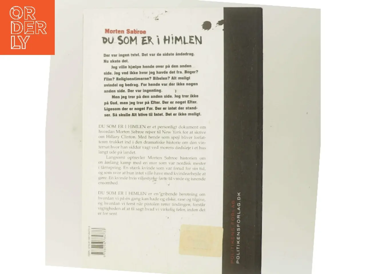 Billede 3 - Du som er i himlen af Morten Sabroe (Bog)