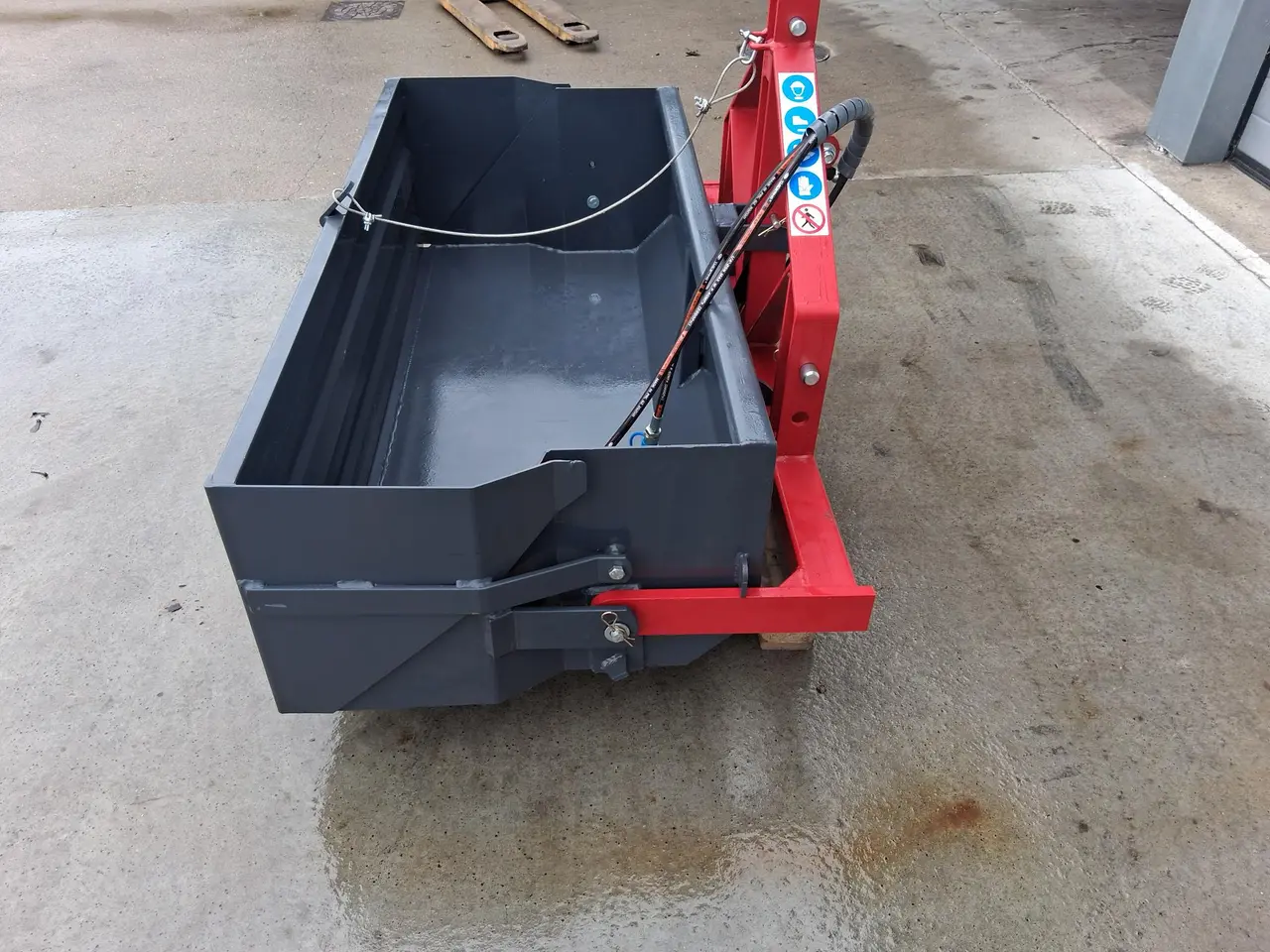 Billede 5 - Bagtipskovl 160 cm Hydraulisk tip med bagdør