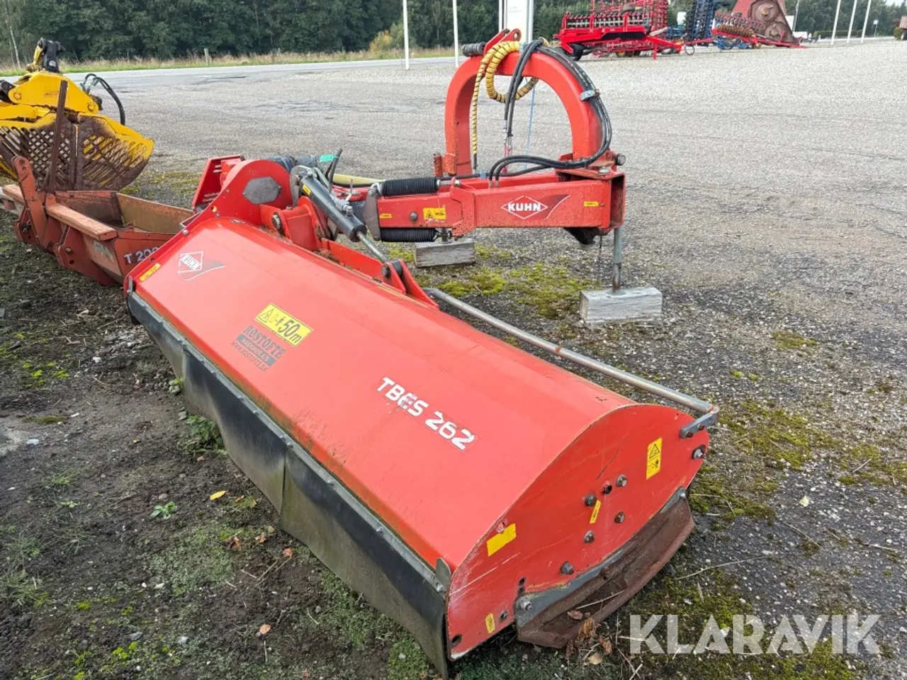 Billede 2 - Slagleklipper med sideforskydning Kuhn TBES 262