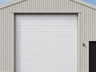 Bearsafe ledhejseport 400X400 cm.Hvid RAL 9010