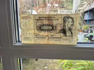 1000 kr. Sedl