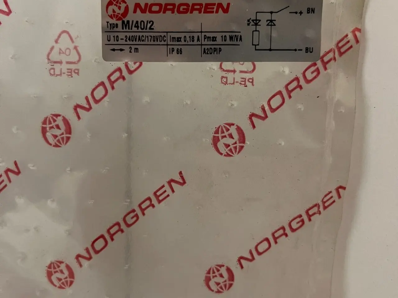 Billede 6 - Norgren M/40/2 Reed kontakt Sensor 2m kabel DC