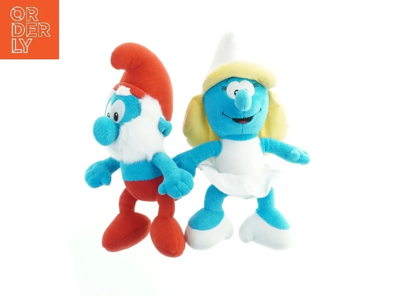 Billede 1 - Snavse plysdyr fra The Smurfs (str. 26 cm)