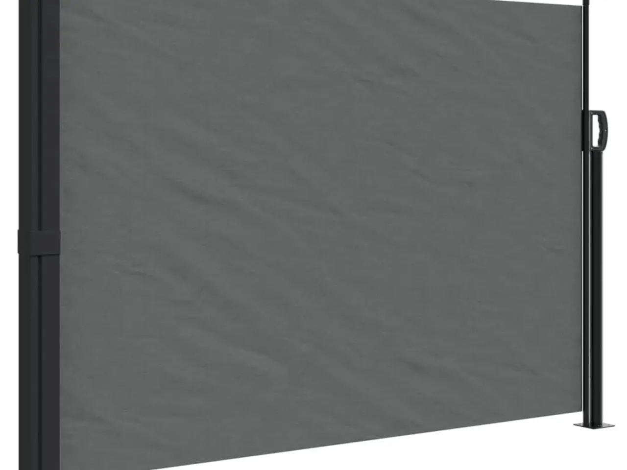 Billede 2 - Udtrækkelig sidemarkise - antracit 140 × 500 cm