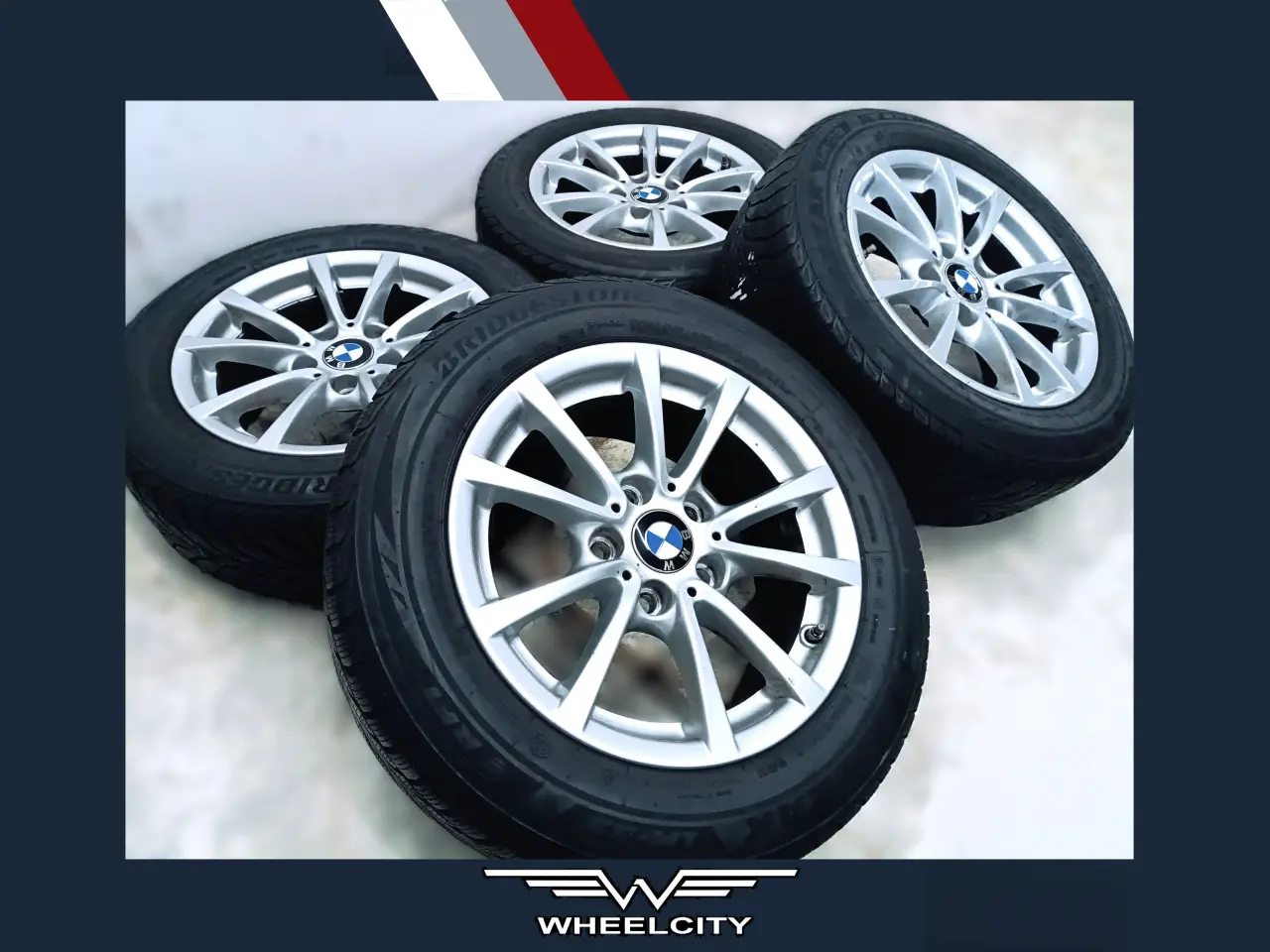 Billede 1 - 5x120 16" ET31, nav 72,6ø BMW vintersæt inkl.TPMS