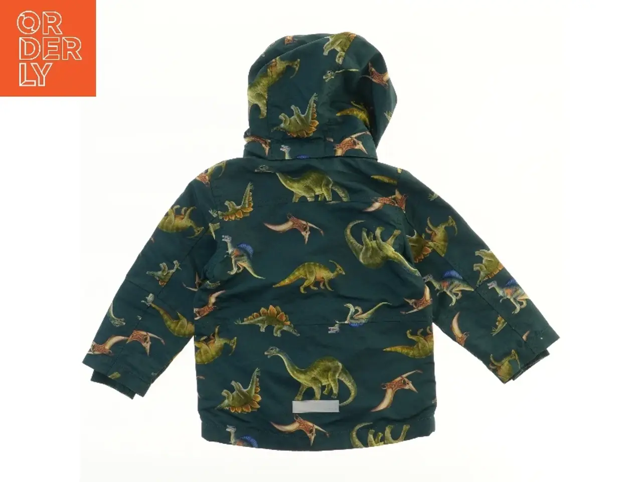 Billede 2 - Børnejakke med dinosaur print fra Basic needs (str. 92)