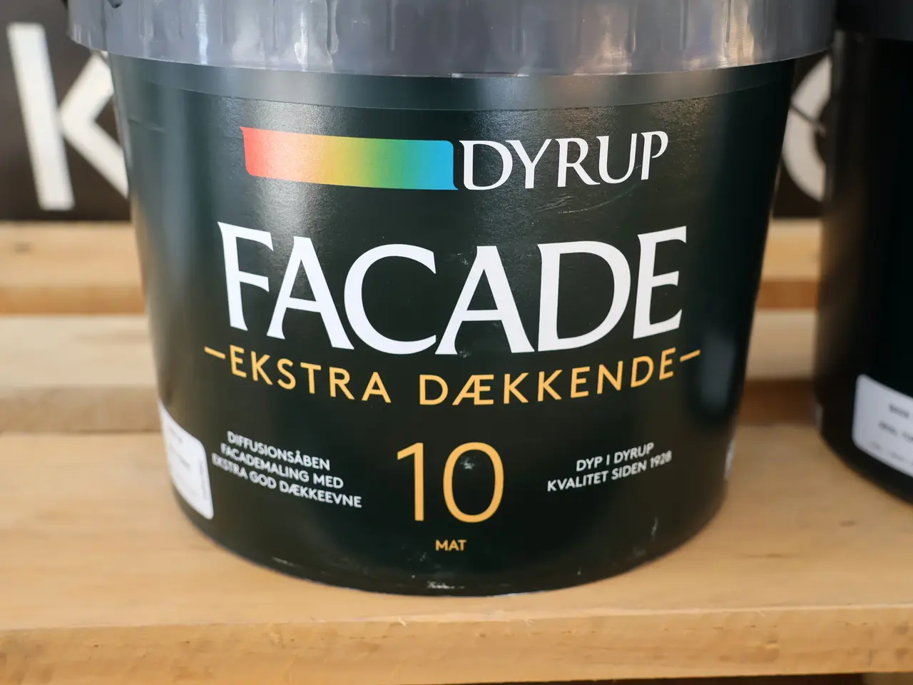 Billede 4 - 6 Stk Dyrup facade ekstra dækkende a 4,5L. 10mat