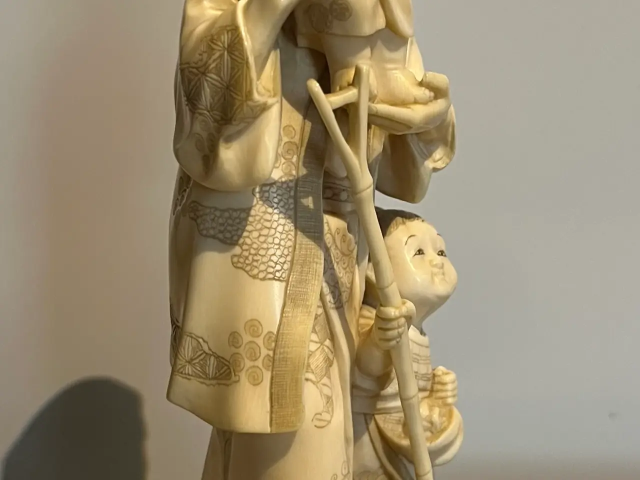 Billede 8 - flot Japanske elfenbensfigur