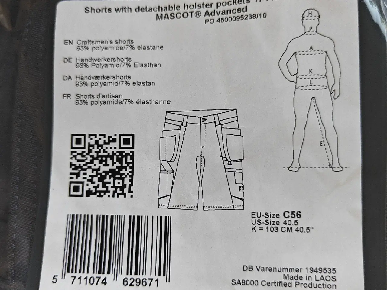 Billede 1 - Mascot arbejdsbukser og shorts 