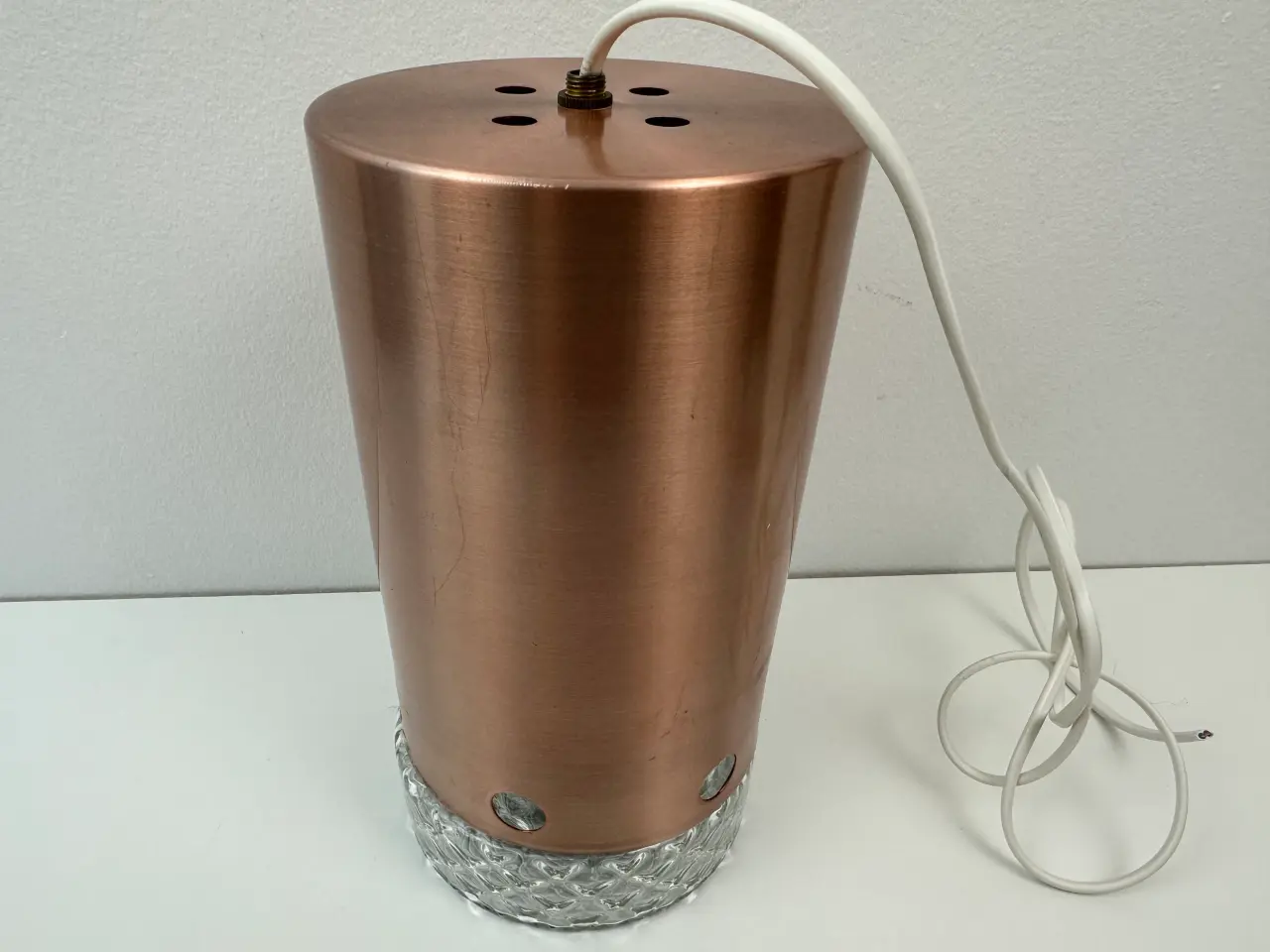Billede 4 - Retro pendel med glasskærm