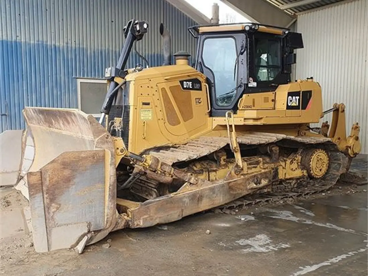 Billede 1 - Caterpillar D7E LGP - 28,5 ton - Ripper, Leica 3D GPS System - EPA