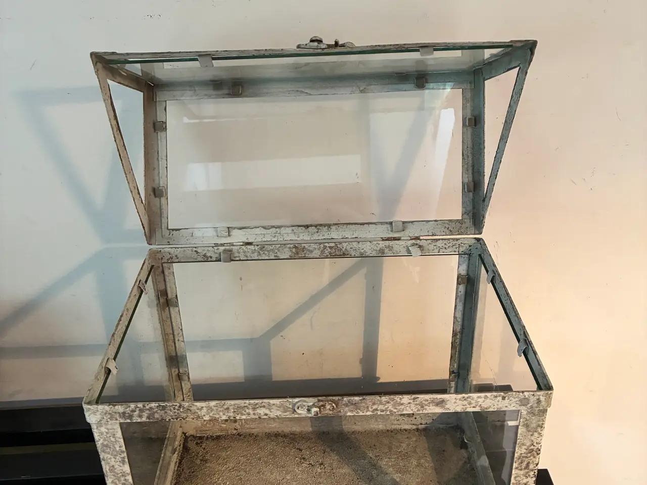 Billede 3 - Mini drivhus, metal og glas